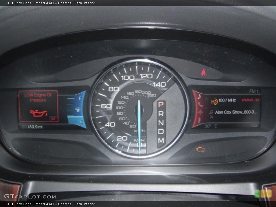 Charcoal Black Interior Gauges for the 2011 Ford Edge Limited AWD #44144263