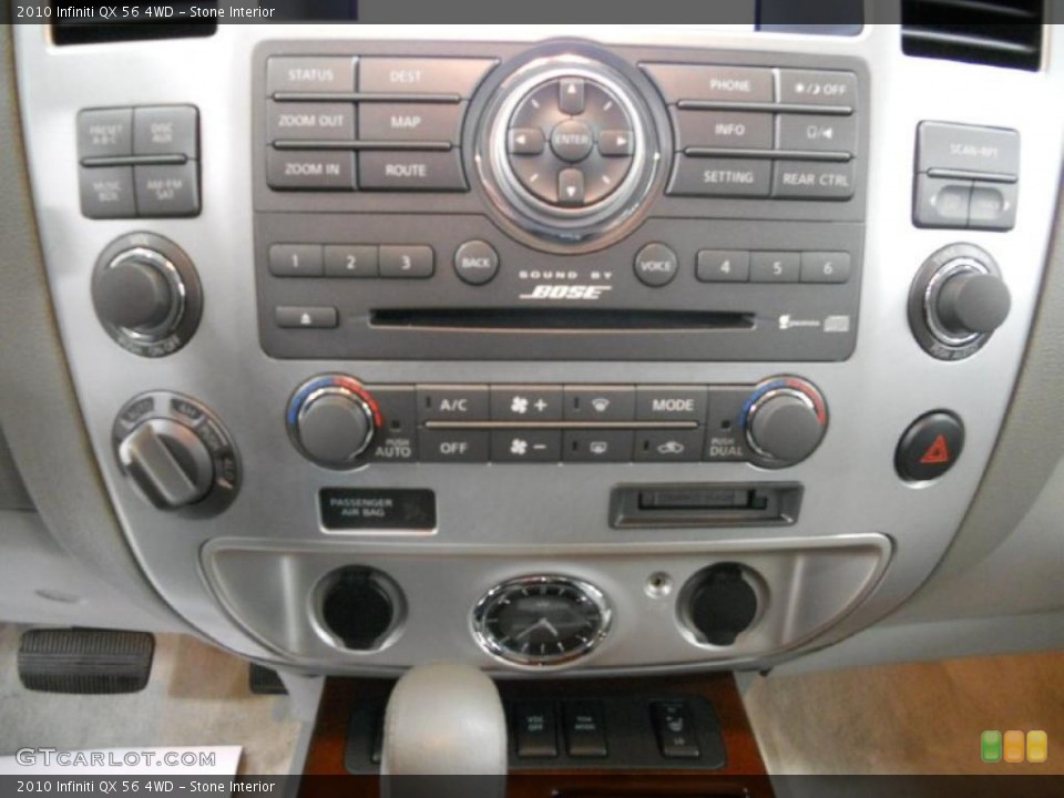 Stone Interior Controls for the 2010 Infiniti QX 56 4WD #44145439