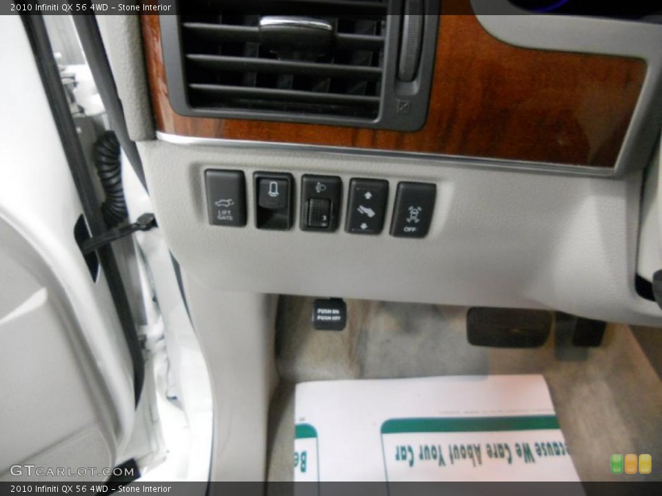 Stone Interior Controls for the 2010 Infiniti QX 56 4WD #44145454