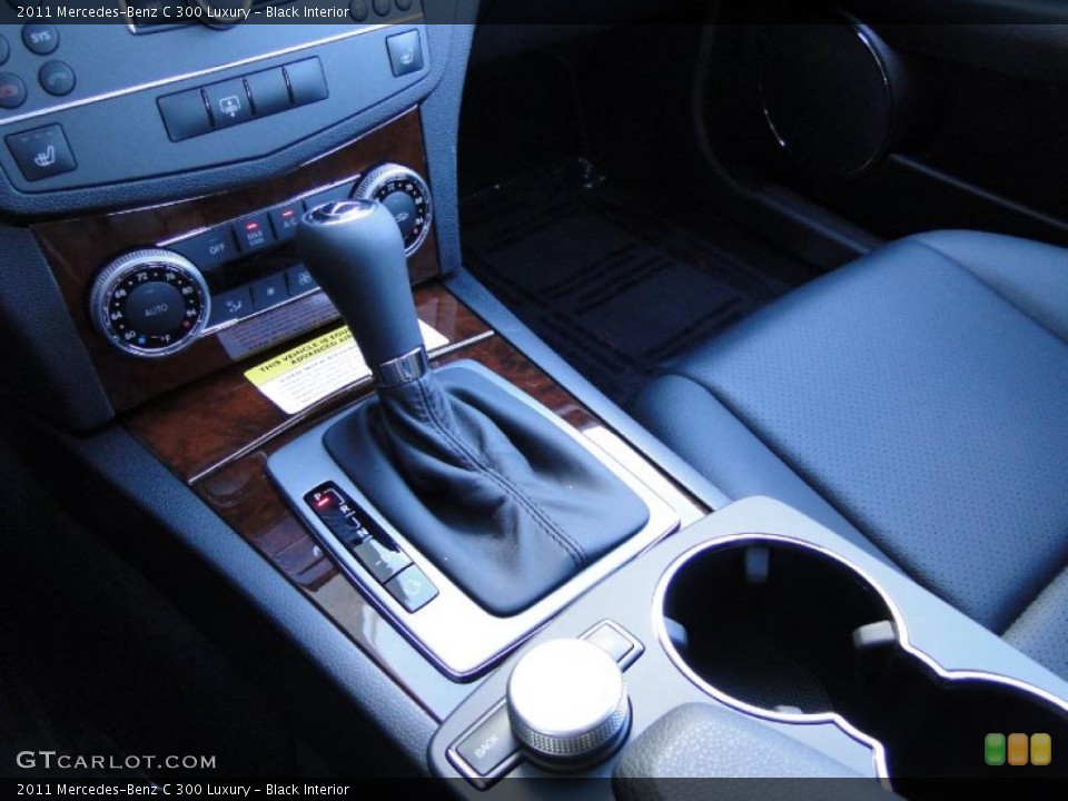 Black Interior Transmission for the 2011 Mercedes-Benz C 300 Luxury #44146174