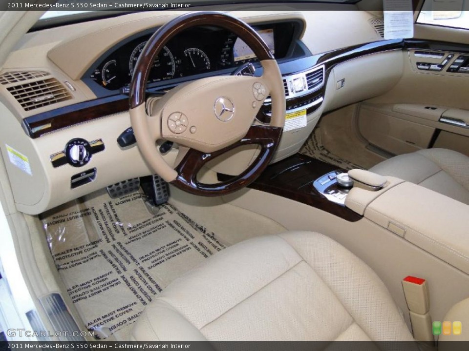 Cashmere/Savanah Interior Prime Interior for the 2011 Mercedes-Benz S 550 Sedan #44146293