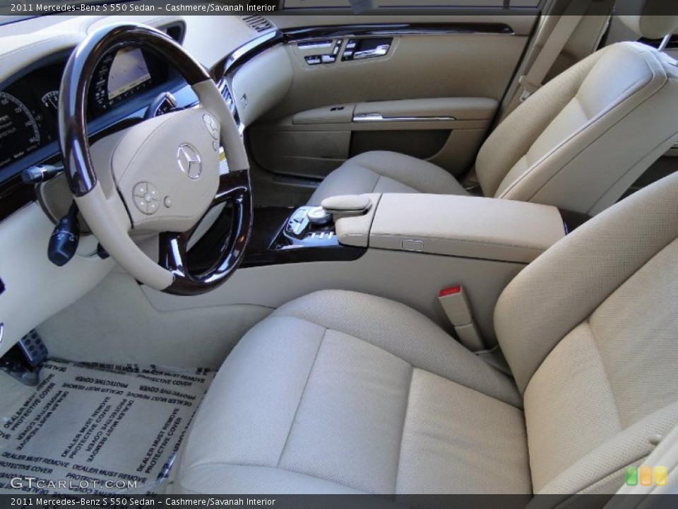 Cashmere/Savanah Interior Photo for the 2011 Mercedes-Benz S 550 Sedan #44146473