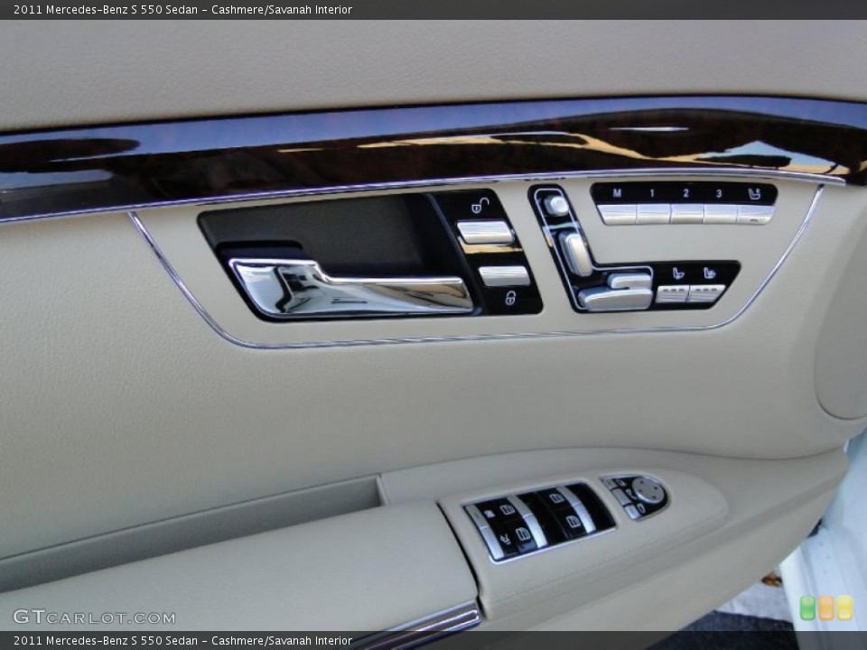 Cashmere/Savanah Interior Controls for the 2011 Mercedes-Benz S 550 Sedan #44146501