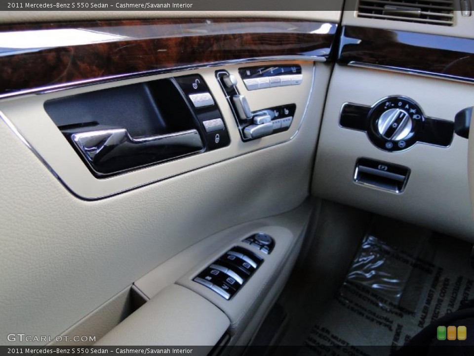 Cashmere/Savanah Interior Controls for the 2011 Mercedes-Benz S 550 Sedan #44146521