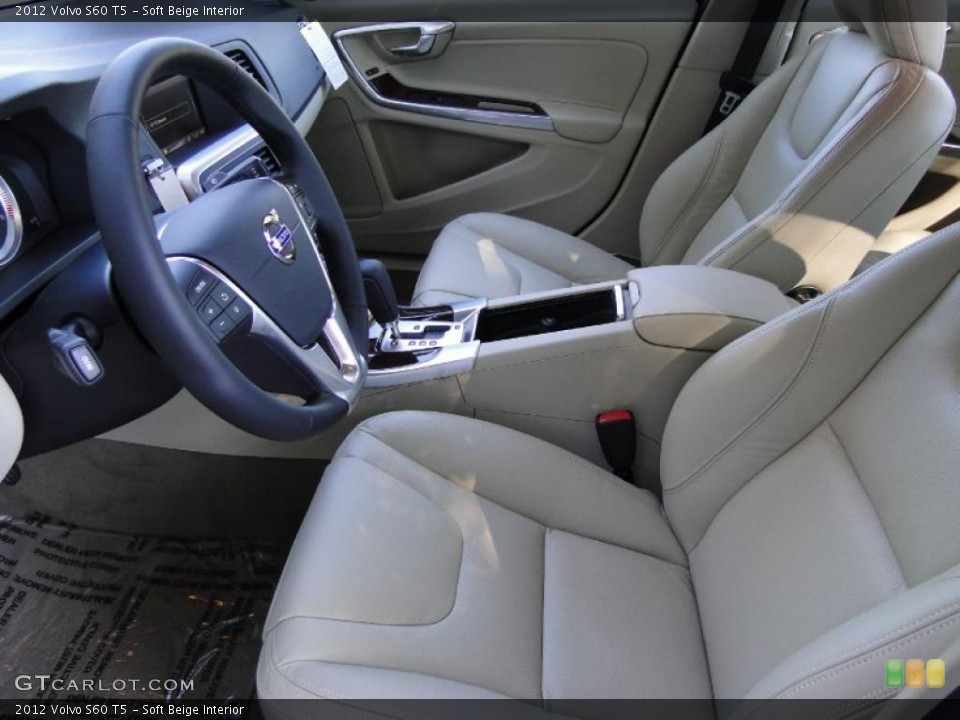 Soft Beige Interior Photo for the 2012 Volvo S60 T5 #44146901