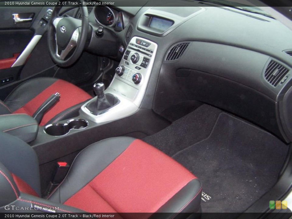 Black/Red Interior Dashboard for the 2010 Hyundai Genesis Coupe 2.0T Track #44147473