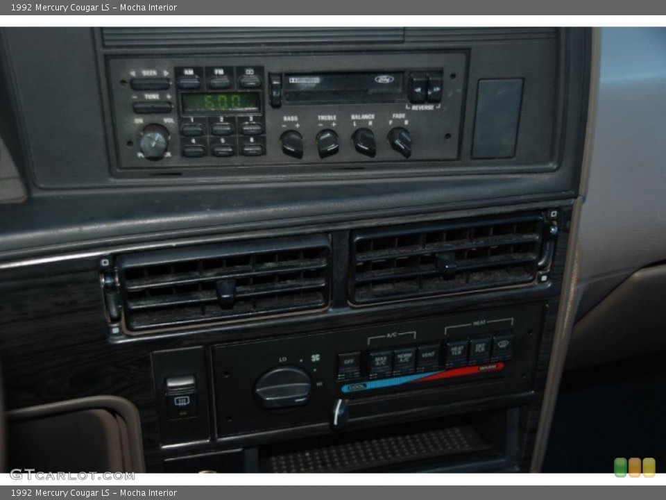 Mocha Interior Controls for the 1992 Mercury Cougar LS #44148441