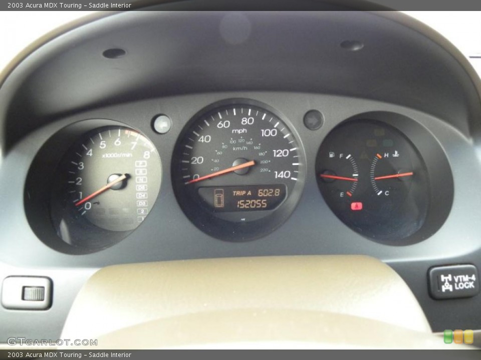 Saddle Interior Gauges for the 2003 Acura MDX Touring #44151457