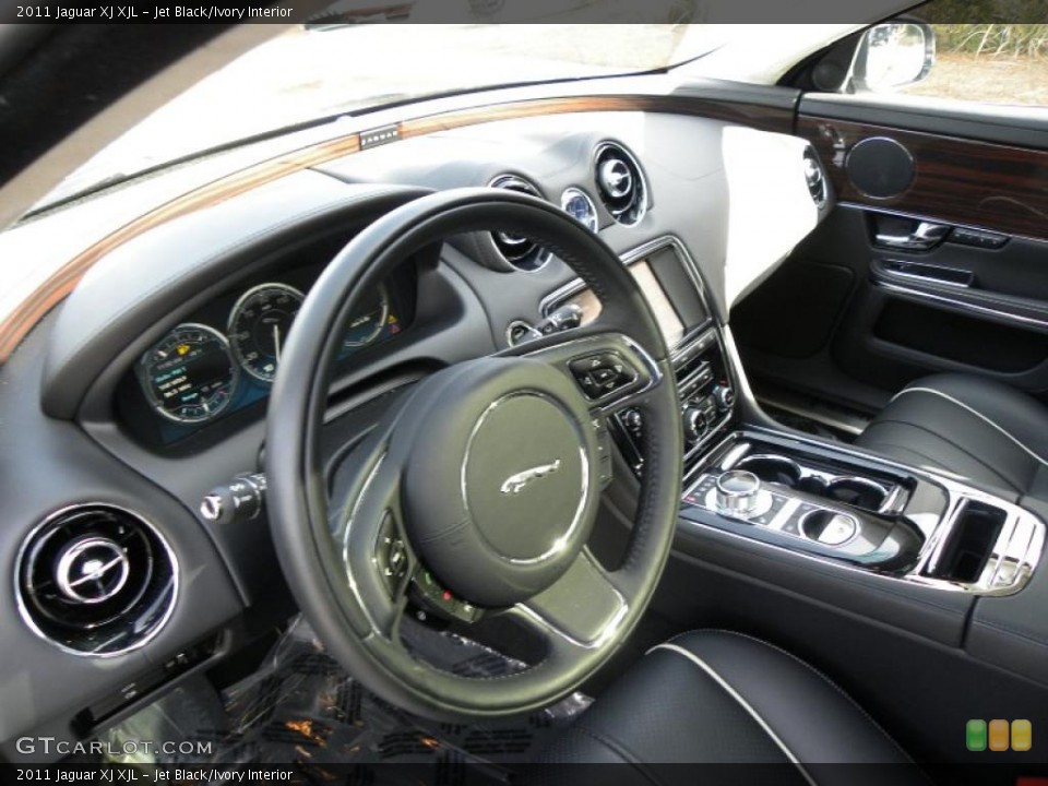 Jet Black/Ivory Interior Dashboard for the 2011 Jaguar XJ XJL #44152845