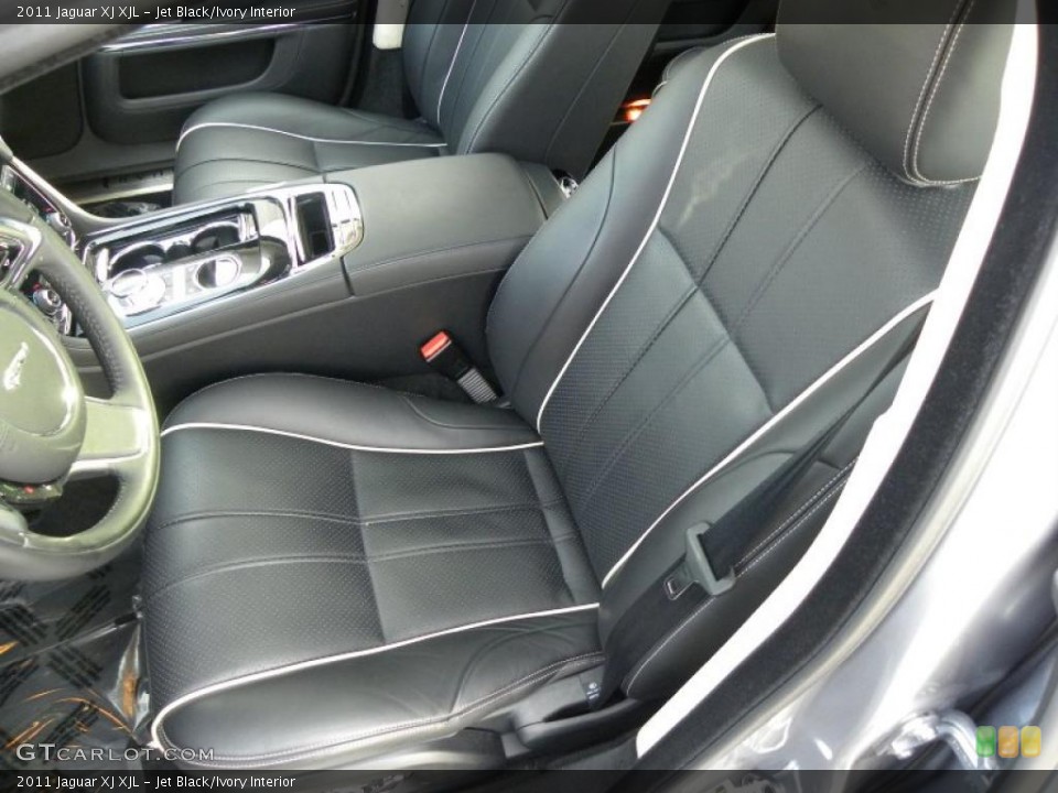 Jet Black/Ivory Interior Photo for the 2011 Jaguar XJ XJL #44152871