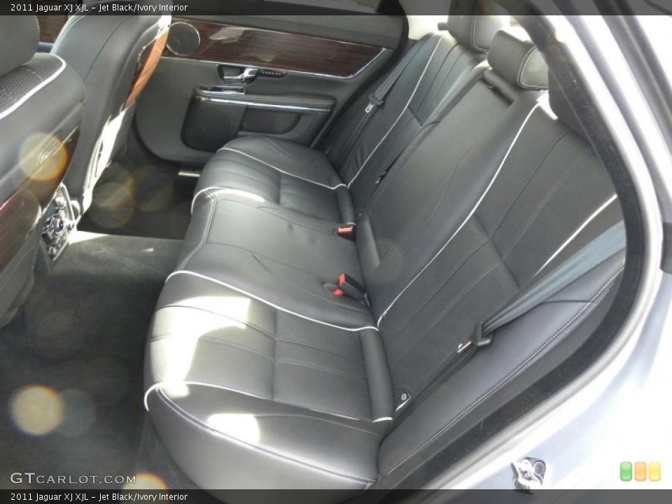 Jet Black/Ivory Interior Photo for the 2011 Jaguar XJ XJL #44152915