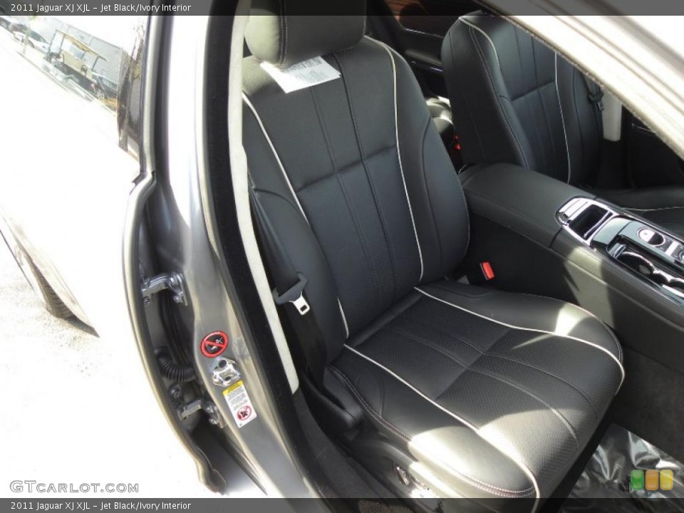 Jet Black/Ivory Interior Photo for the 2011 Jaguar XJ XJL #44152947