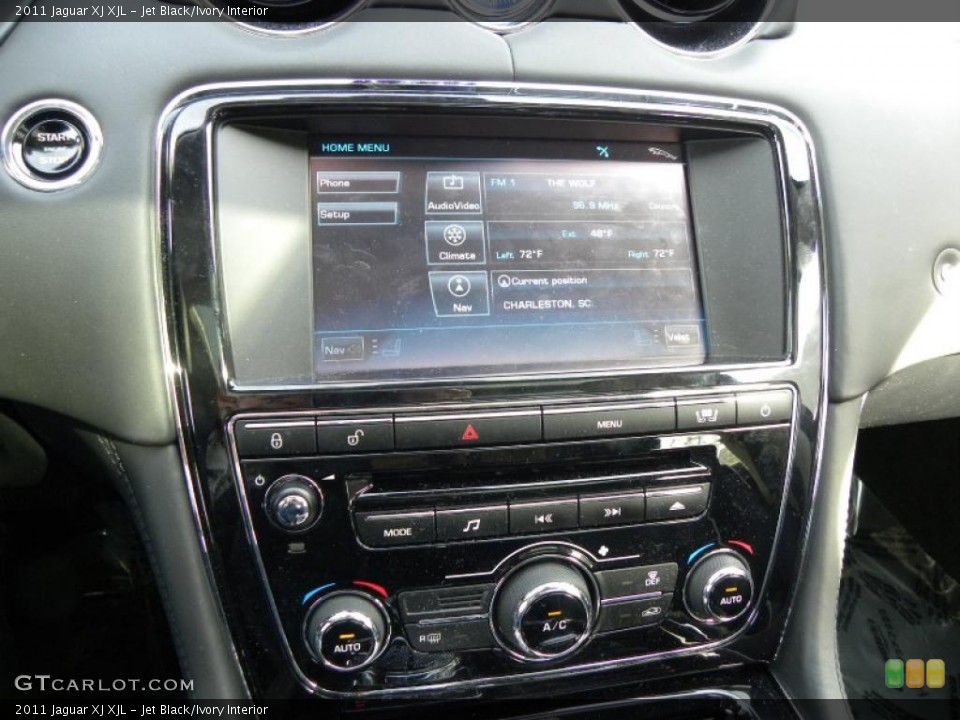 Jet Black/Ivory Interior Controls for the 2011 Jaguar XJ XJL #44153124