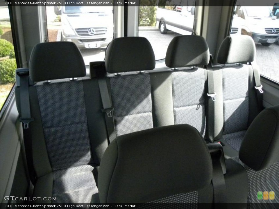 Black Interior Photo for the 2010 Mercedes-Benz Sprinter 2500 High Roof Passenger Van #44154319