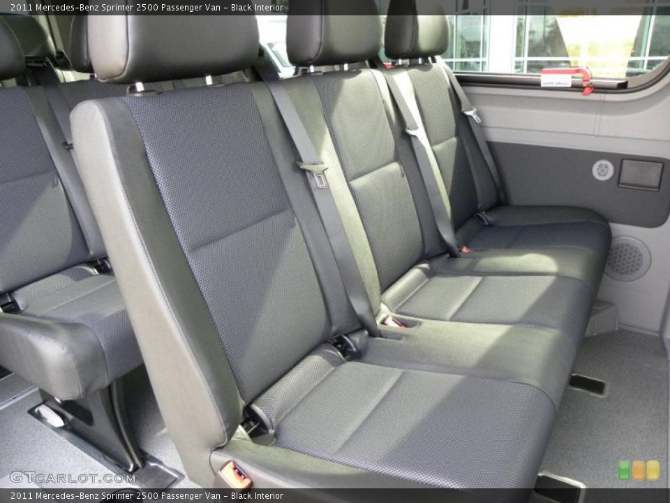 Black Interior Photo for the 2011 Mercedes-Benz Sprinter 2500 Passenger Van #44155451