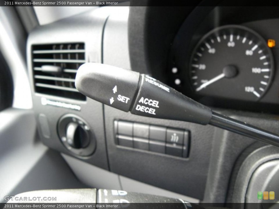 Black Interior Controls for the 2011 Mercedes-Benz Sprinter 2500 Passenger Van #44155627