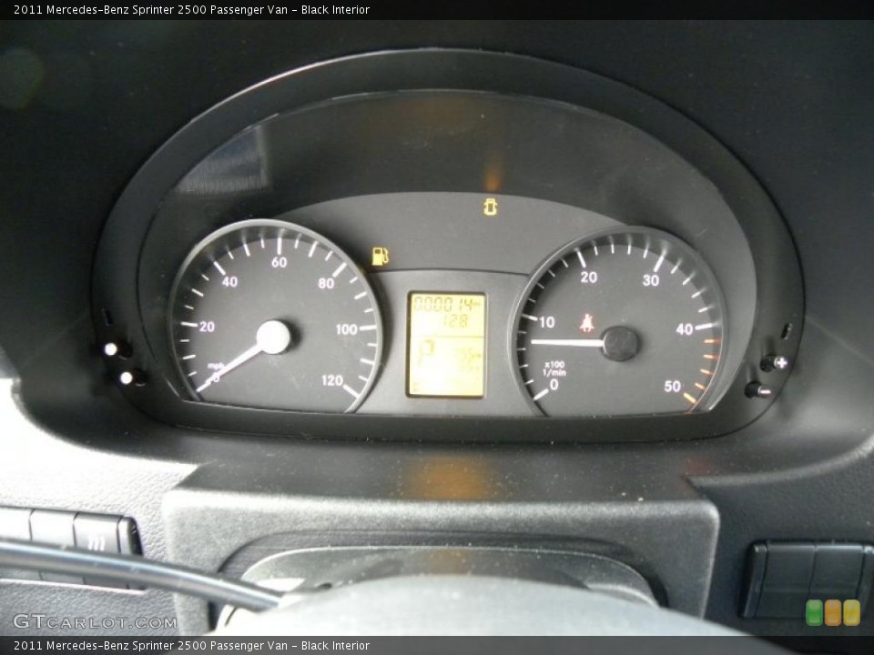 Black Interior Gauges for the 2011 Mercedes-Benz Sprinter 2500 Passenger Van #44155643