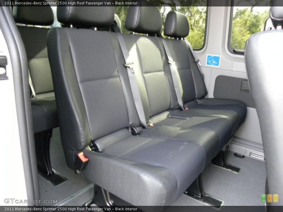 Black Interior Photo for the 2011 Mercedes-Benz Sprinter 2500 High Roof Passenger Van #44155796