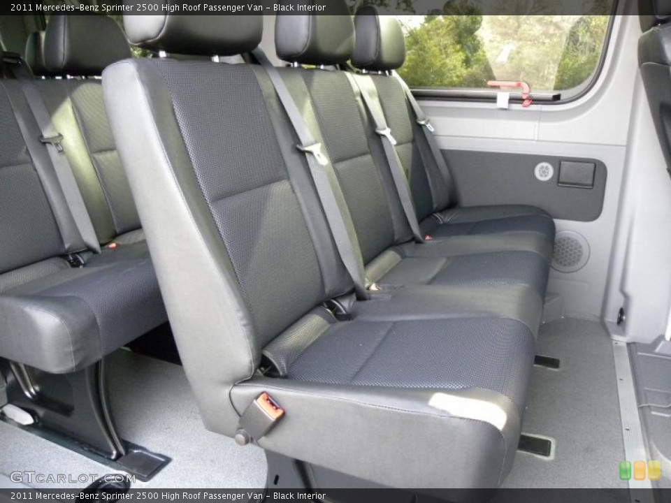 Black Interior Photo for the 2011 Mercedes-Benz Sprinter 2500 High Roof Passenger Van #44155812