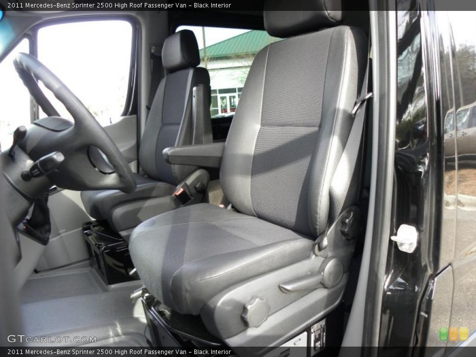 Black Interior Photo for the 2011 Mercedes-Benz Sprinter 2500 High Roof Passenger Van #44156081