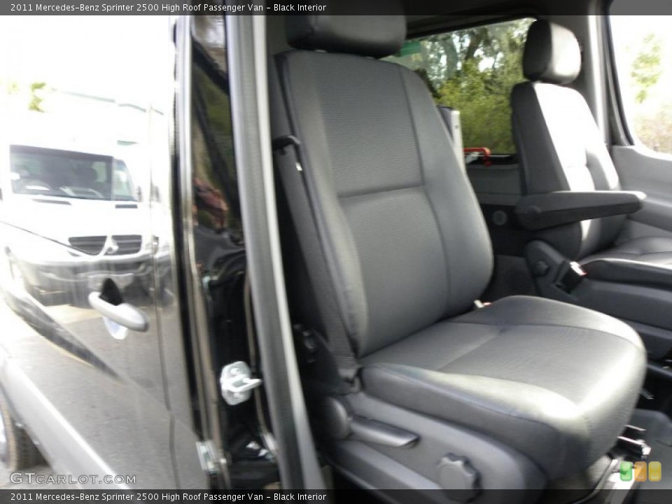 Black Interior Photo for the 2011 Mercedes-Benz Sprinter 2500 High Roof Passenger Van #44156105