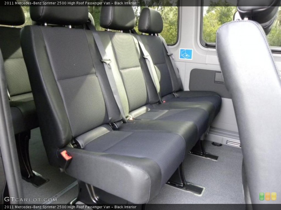 Black Interior Photo for the 2011 Mercedes-Benz Sprinter 2500 High Roof Passenger Van #44156153