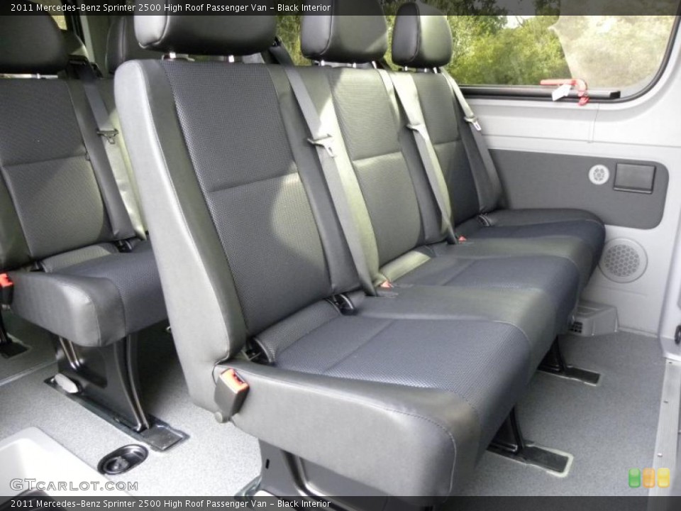 Black Interior Photo for the 2011 Mercedes-Benz Sprinter 2500 High Roof Passenger Van #44156170