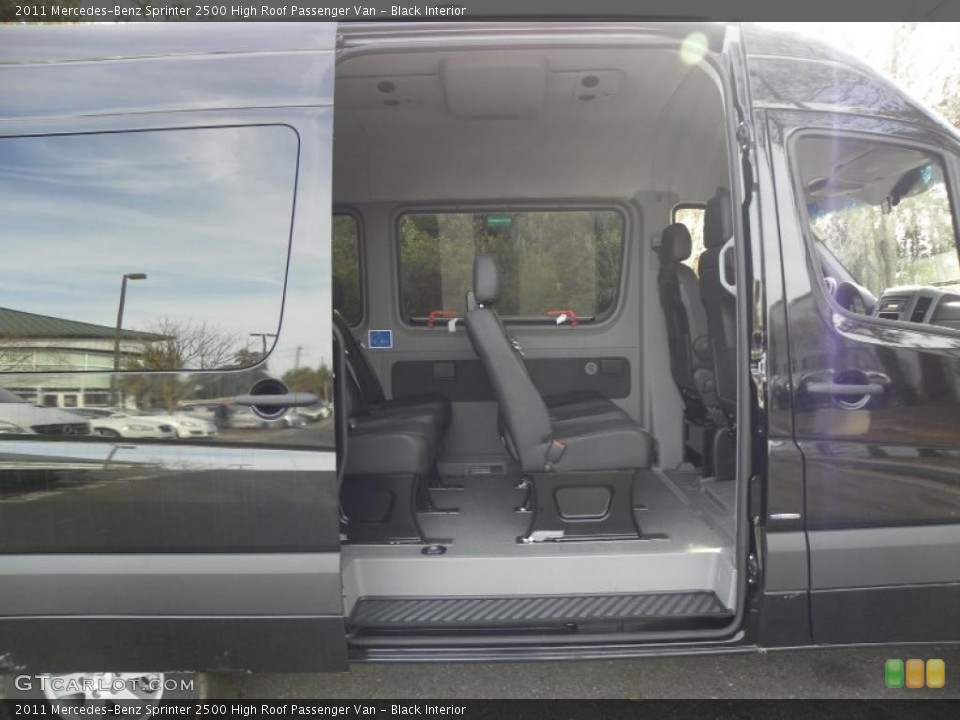 Black Interior Photo for the 2011 Mercedes-Benz Sprinter 2500 High Roof Passenger Van #44156185