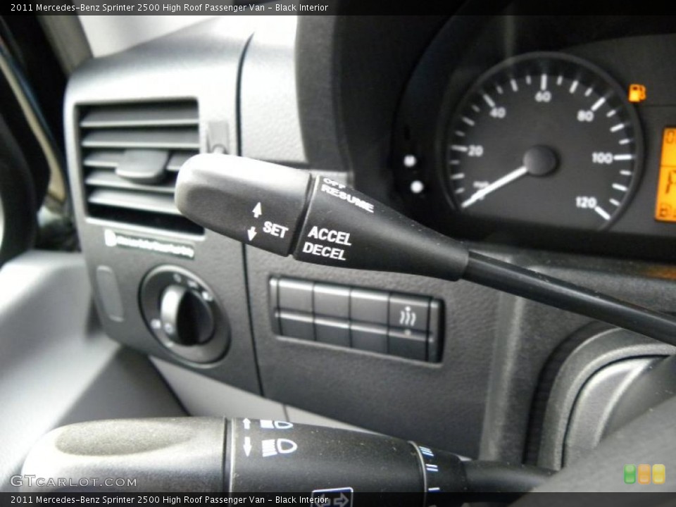 Black Interior Controls for the 2011 Mercedes-Benz Sprinter 2500 High Roof Passenger Van #44156327