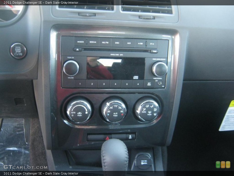 Dark Slate Gray Interior Controls for the 2011 Dodge Challenger SE #44156914