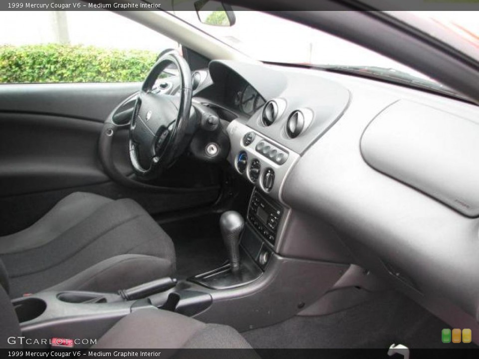 Medium Graphite Interior Dashboard for the 1999 Mercury Cougar V6 #44162714