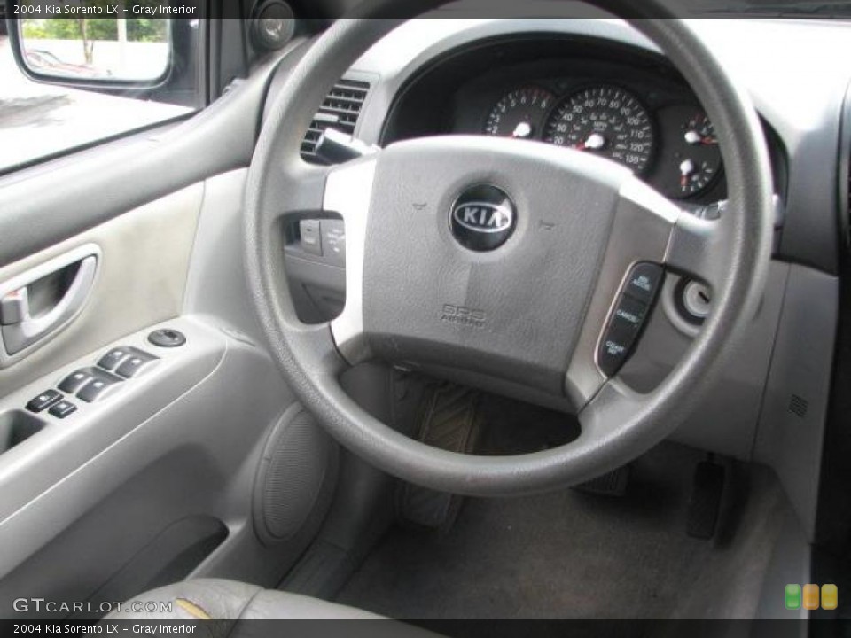 Gray Interior Steering Wheel for the 2004 Kia Sorento LX #44166326