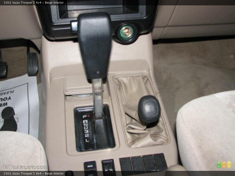 Beige Interior Transmission for the 2001 Isuzu Trooper S 4x4 #44175681