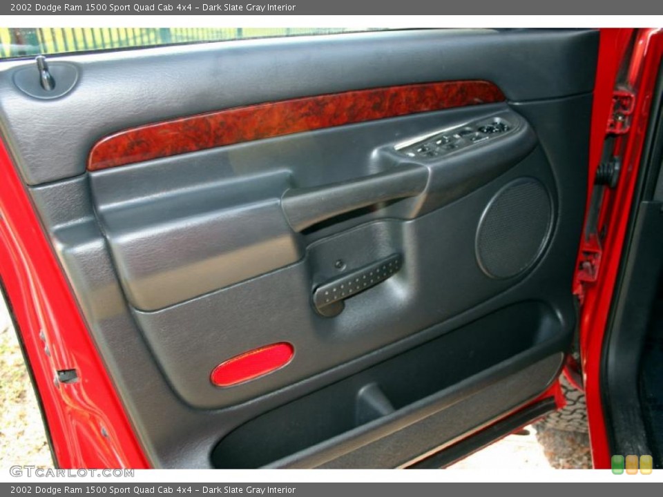 Dark Slate Gray Interior Door Panel for the 2002 Dodge Ram 1500 Sport Quad Cab 4x4 #44180131