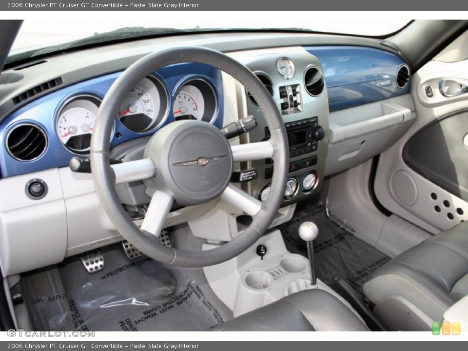 Pastel Slate Gray Interior Prime Interior for the 2006 Chrysler PT Cruiser GT Convertible #44181612