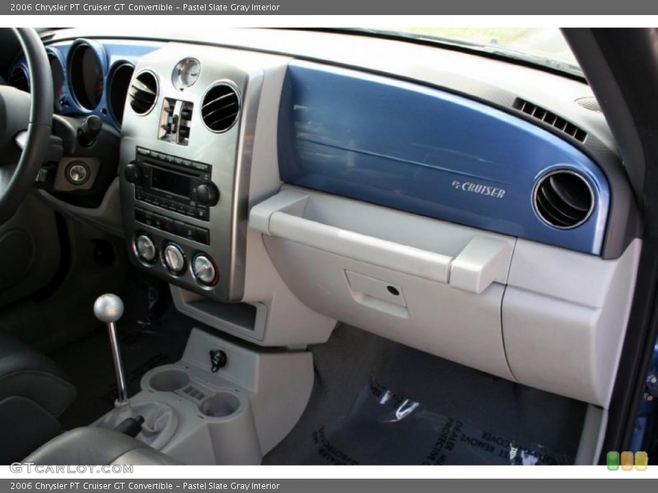 Pastel Slate Gray Interior Dashboard for the 2006 Chrysler PT Cruiser GT Convertible #44181620