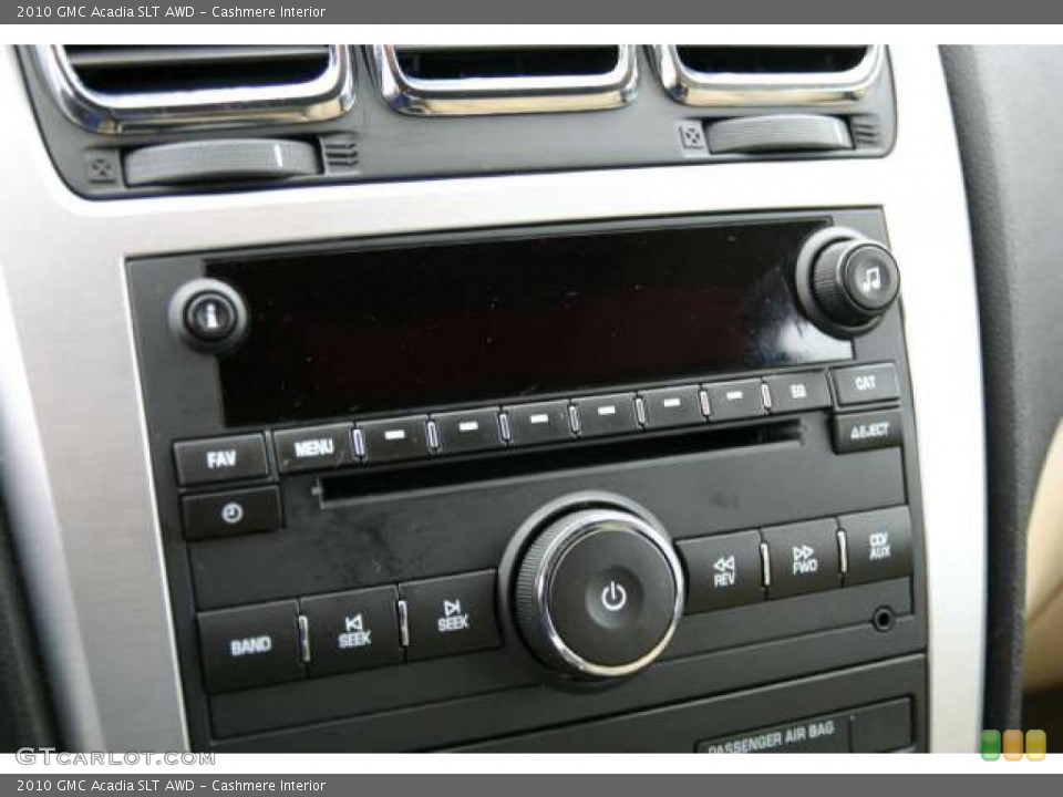 Cashmere Interior Controls for the 2010 GMC Acadia SLT AWD #44185027