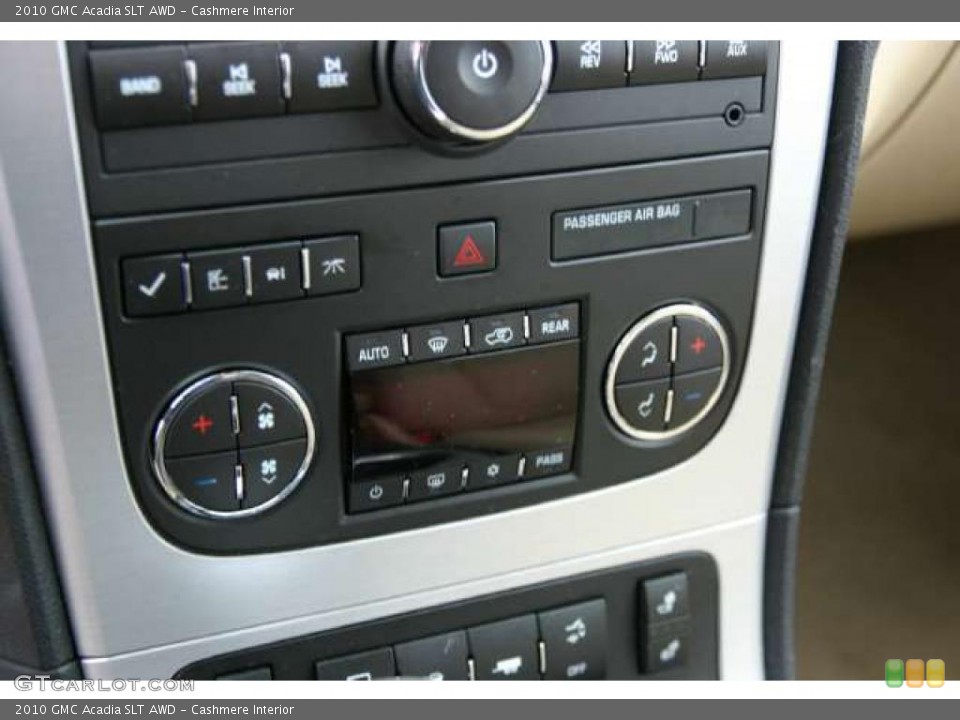 Cashmere Interior Controls for the 2010 GMC Acadia SLT AWD #44185039