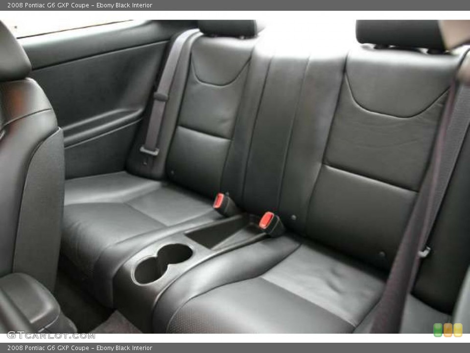 Ebony Black Interior Photo for the 2008 Pontiac G6 GXP Coupe #44185279