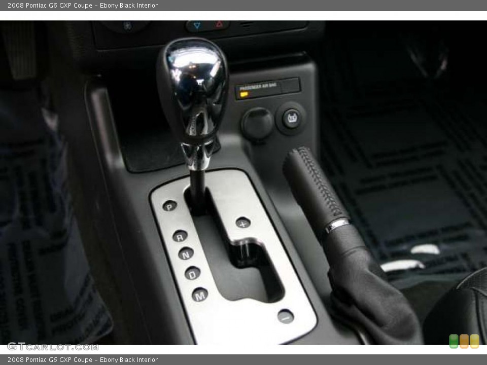 Ebony Black Interior Transmission for the 2008 Pontiac G6 GXP Coupe #44185384