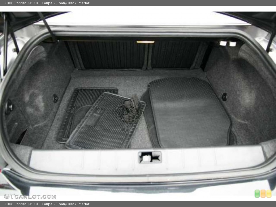Ebony Black Interior Trunk for the 2008 Pontiac G6 GXP Coupe #44185417
