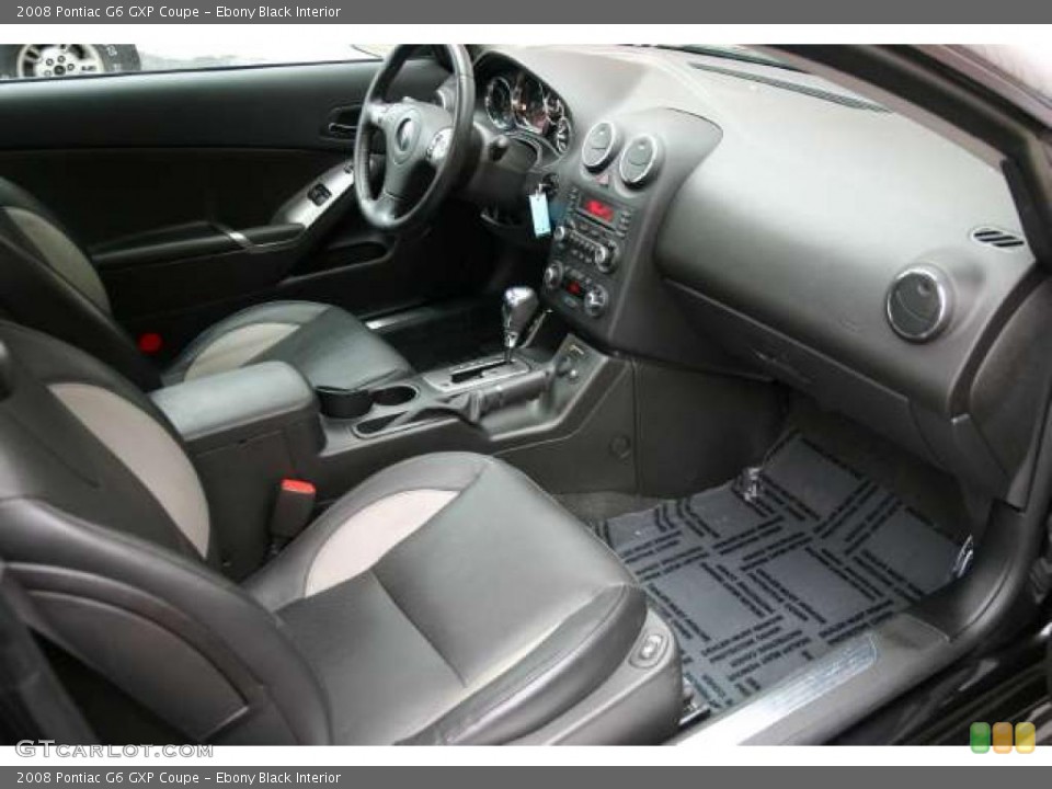 Ebony Black Interior Dashboard for the 2008 Pontiac G6 GXP Coupe #44185455