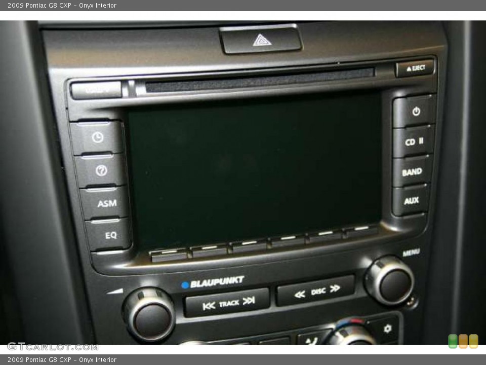 Onyx Interior Controls for the 2009 Pontiac G8 GXP #44186019