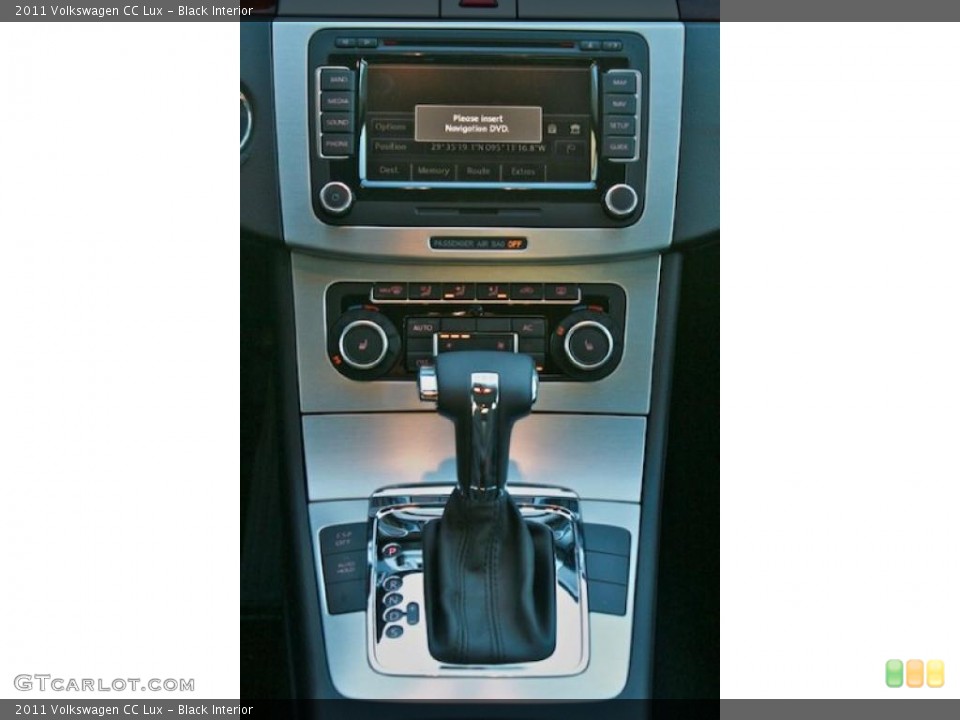 Black Interior Controls for the 2011 Volkswagen CC Lux #44191519