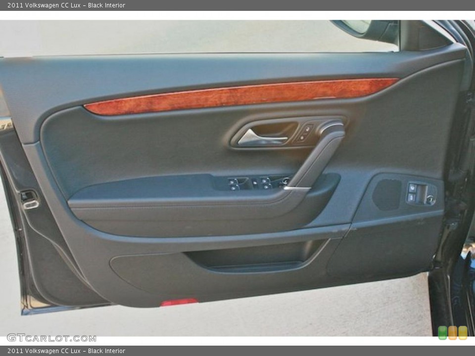 Black Interior Door Panel for the 2011 Volkswagen CC Lux #44191559