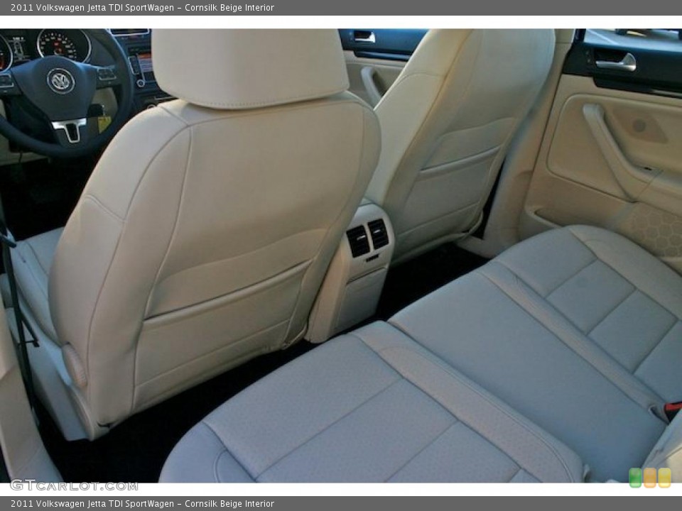 Cornsilk Beige Interior Photo for the 2011 Volkswagen Jetta TDI SportWagen #44192300