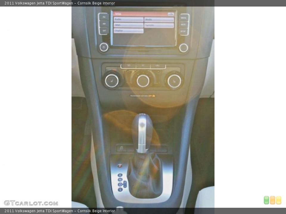 Cornsilk Beige Interior Transmission for the 2011 Volkswagen Jetta TDI SportWagen #44192324