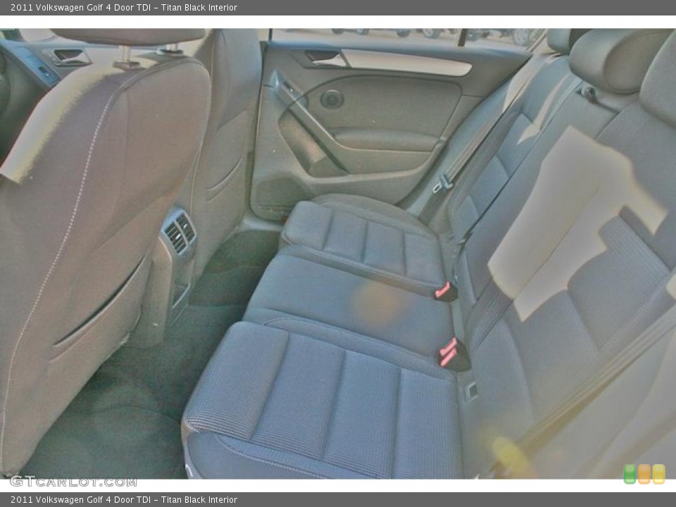 Titan Black Interior Photo for the 2011 Volkswagen Golf 4 Door TDI #44192756