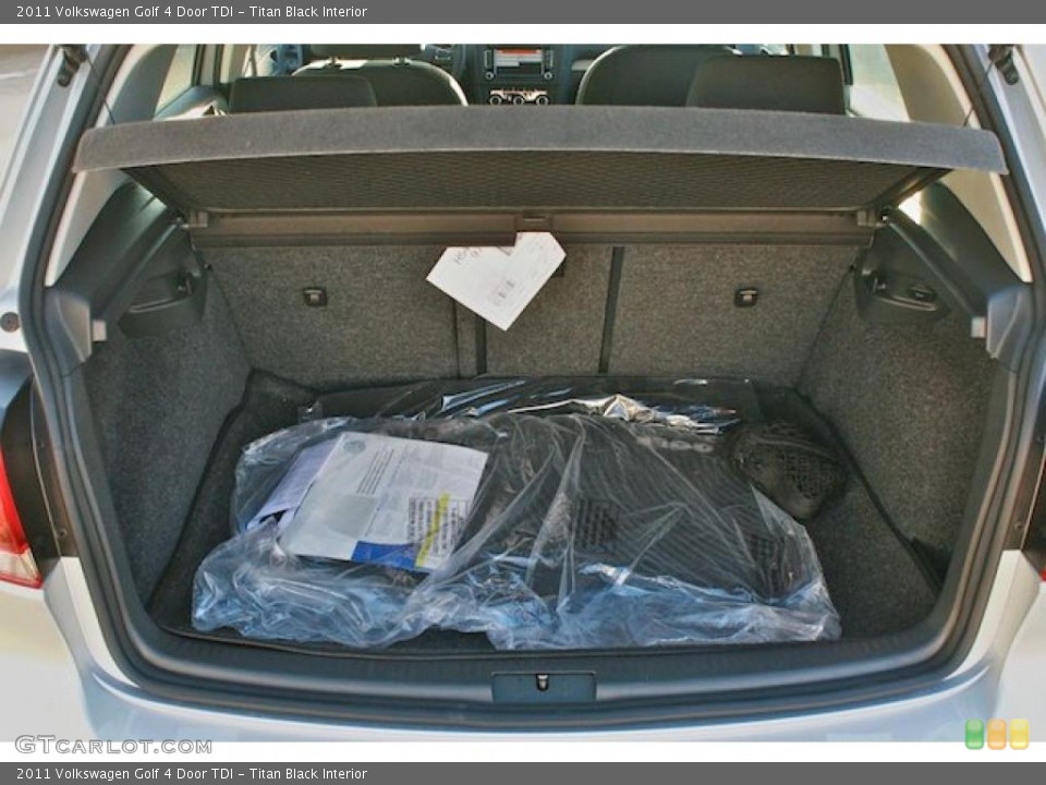 Titan Black Interior Trunk for the 2011 Volkswagen Golf 4 Door TDI #44192795
