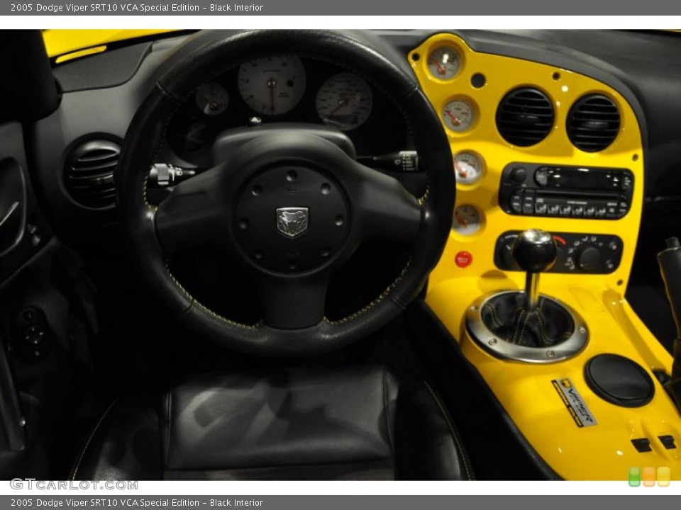 Black Interior Dashboard for the 2005 Dodge Viper SRT10 VCA Special Edition #44197581